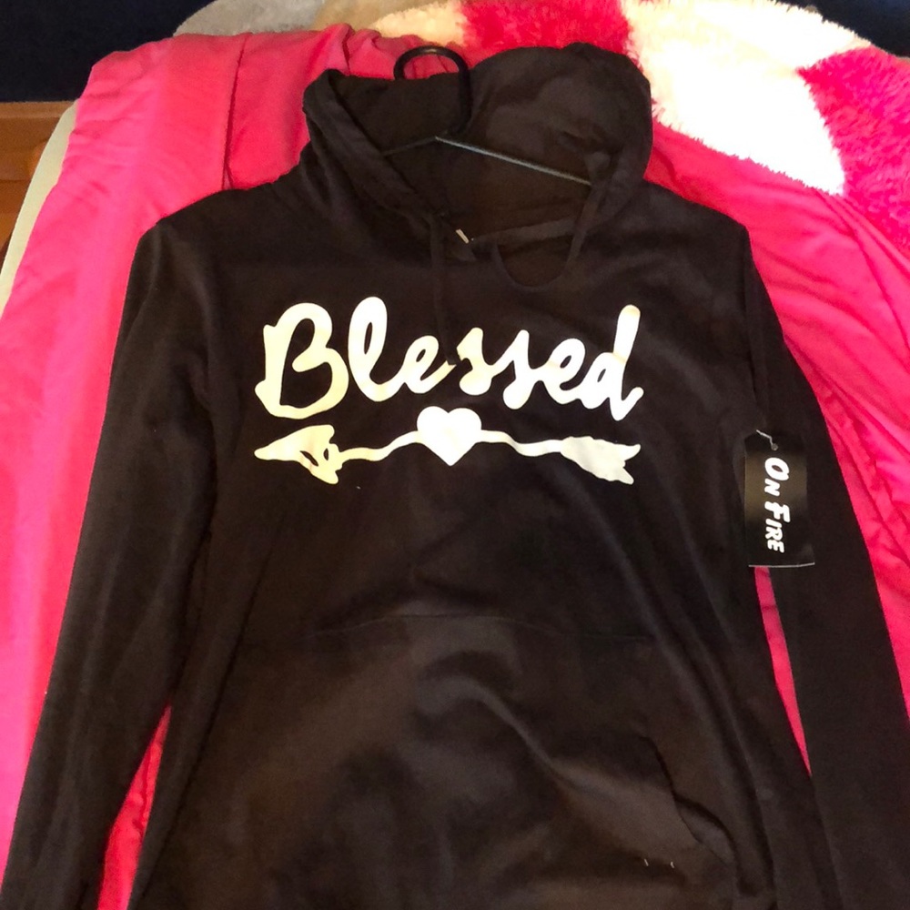 Black blessed shirt